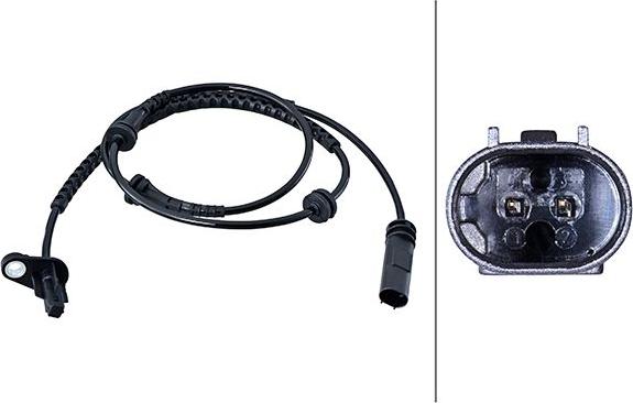 HELLA 6PU 358 216-051 - Senzor,turatie roata aaoparts.ro