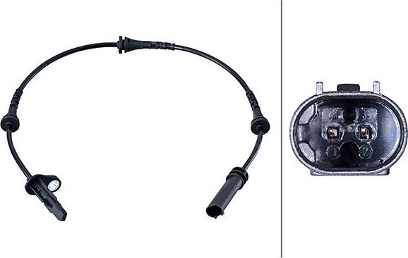 HELLA 6PU 358 216-061 - Senzor,turatie roata aaoparts.ro