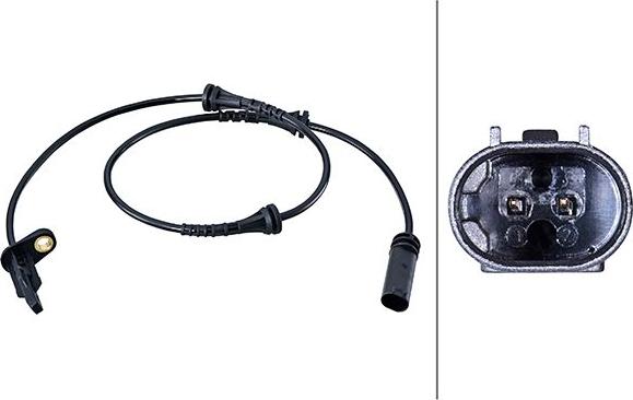 HELLA 6PU 358 216-131 - Senzor,turatie roata aaoparts.ro