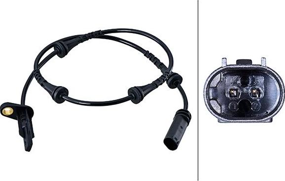 HELLA 6PU 358 216-121 - Senzor,turatie roata aaoparts.ro