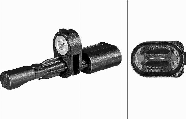 HELLA 6PU 358 216-311 - Senzor,turatie roata aaoparts.ro