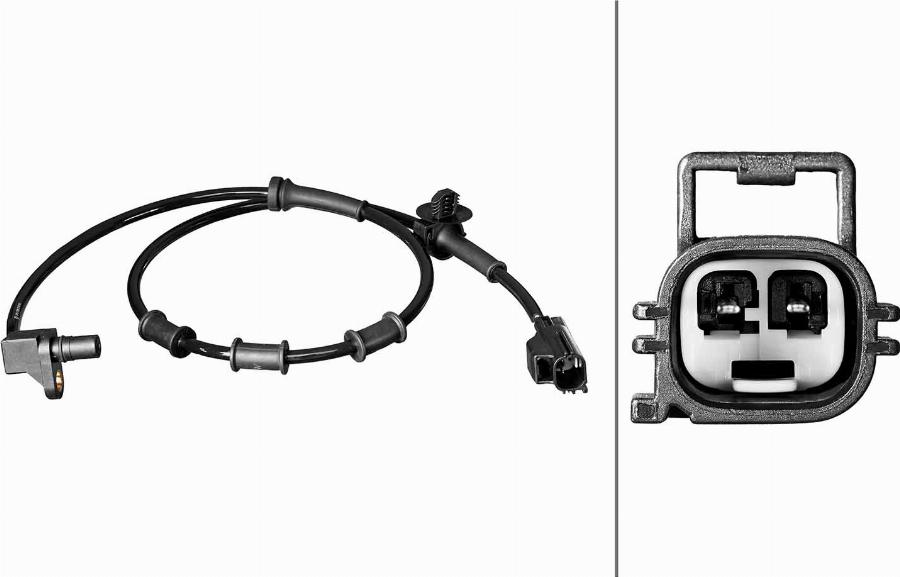 HELLA 6PU 358 218-911 - Senzor,turatie roata aaoparts.ro