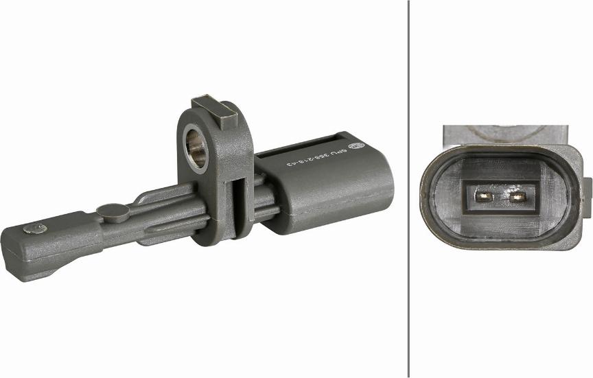 HELLA 6PU 358 218-431 - Senzor,turatie roata aaoparts.ro