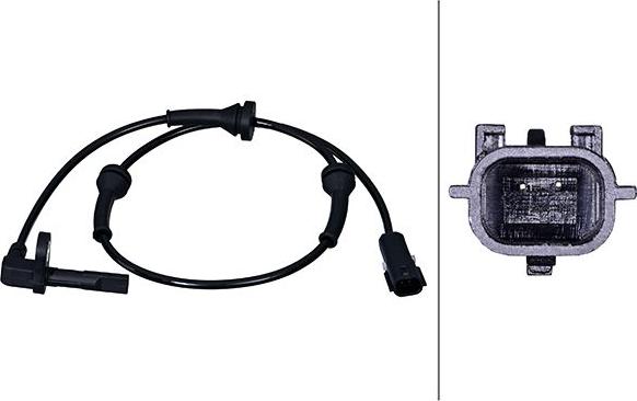 HELLA 6PU 358 218-101 - Senzor,turatie roata aaoparts.ro
