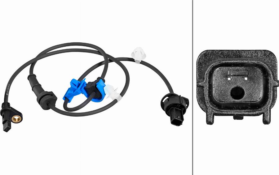 HELLA 6PU 358 218-891 - Senzor,turatie roata aaoparts.ro