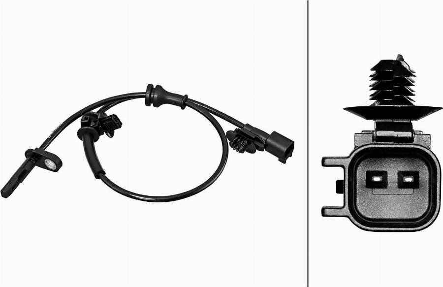 HELLA 6PU 358 218-391 - Senzor,turatie roata aaoparts.ro