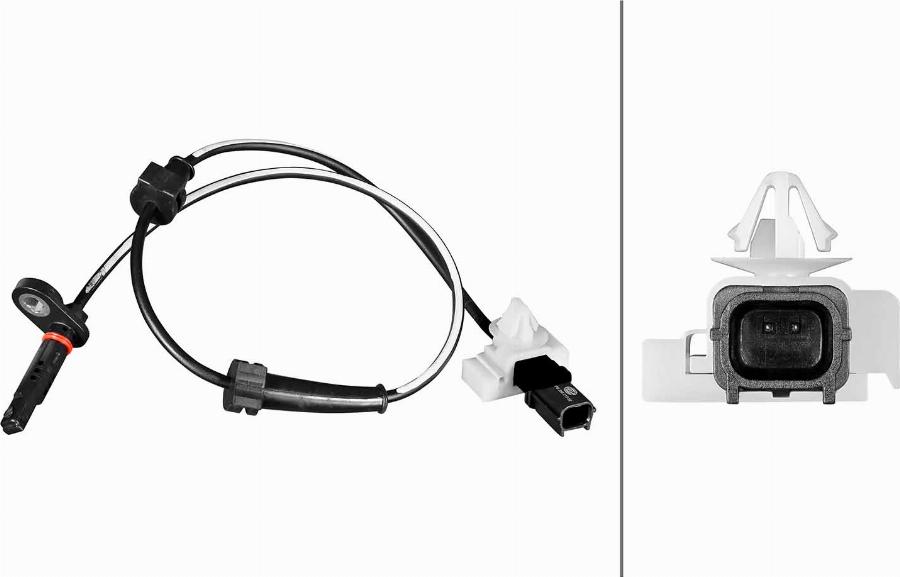 HELLA 6PU 358 217-521 - Senzor,turatie roata aaoparts.ro