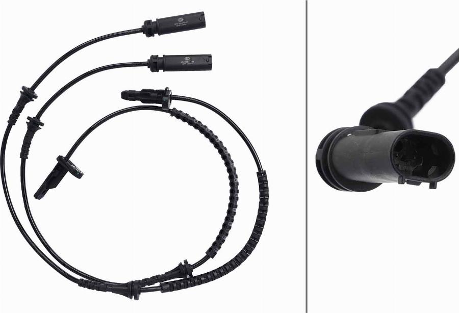 HELLA 6PU 358 217-871 - Senzor,turatie roata aaoparts.ro