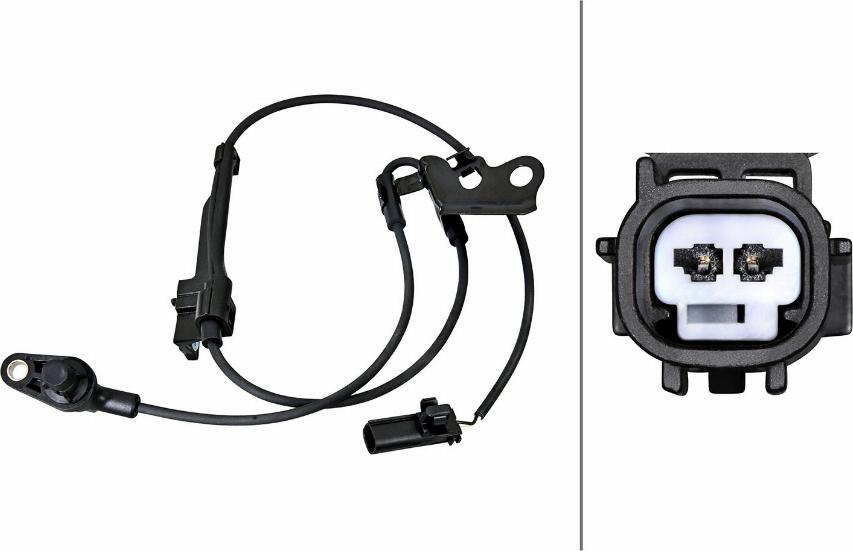 HELLA 6PU 230 048-931 - Senzor,turatie roata aaoparts.ro