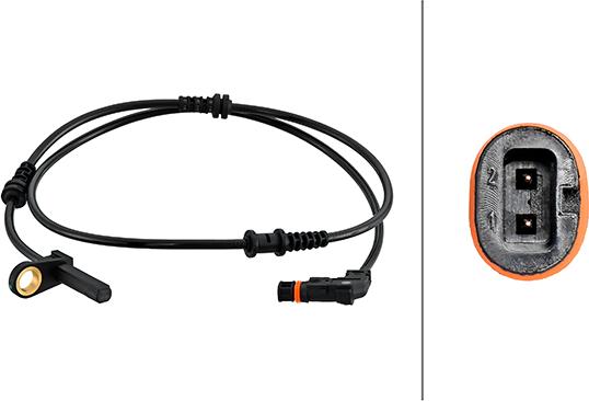 HELLA 6PU 230 048-201 - Senzor,turatie roata aaoparts.ro