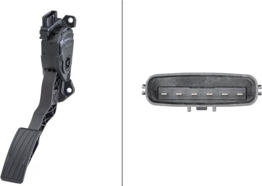 HELLA 6PV 009 074-701 - Senzor, pedala acceleratie aaoparts.ro