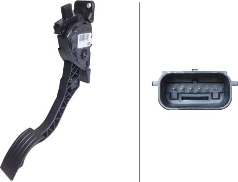HELLA 6PV 010 368-141 - Senzor, pedala acceleratie aaoparts.ro