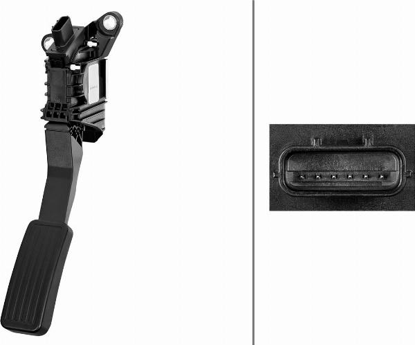 HELLA 6PV 011 673-301 - Senzor, pedala acceleratie aaoparts.ro