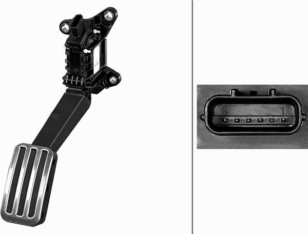 HELLA 6PV 011 673-281 - Senzor, pedala acceleratie aaoparts.ro