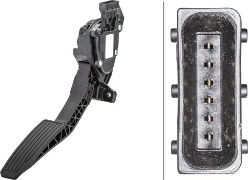HELLA 6PV 358 156-051 - Senzor, pedala acceleratie aaoparts.ro