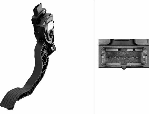 HELLA 6PV 312 082-001 - Senzor, pedala acceleratie aaoparts.ro