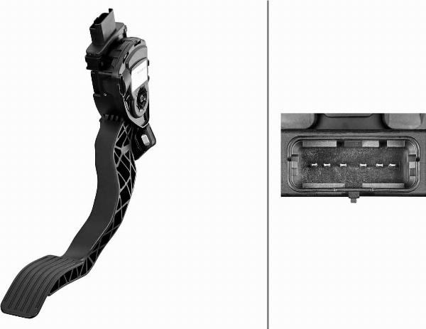 HELLA 6PV 312 082-011 - Senzor, pedala acceleratie aaoparts.ro