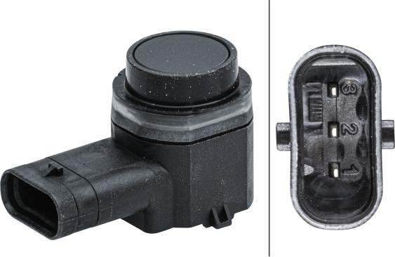 HELLA 6PX 358 141-471 - Sensor, ajutor parcare aaoparts.ro