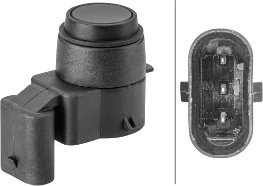 HELLA 6PX358 141-831 - Sensor, ajutor parcare aaoparts.ro