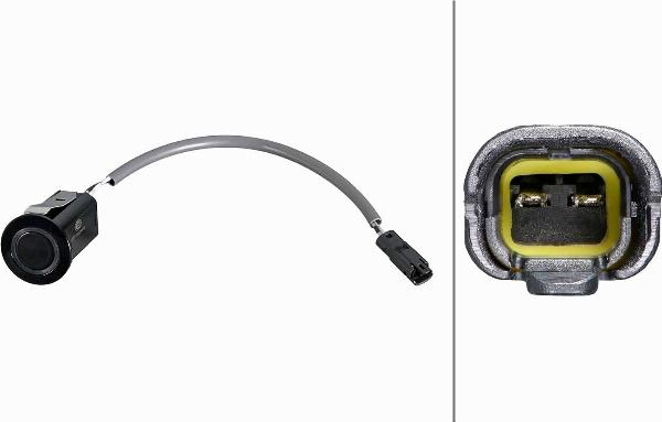 HELLA 6PX 358 269-081 - Sensor, ajutor parcare aaoparts.ro