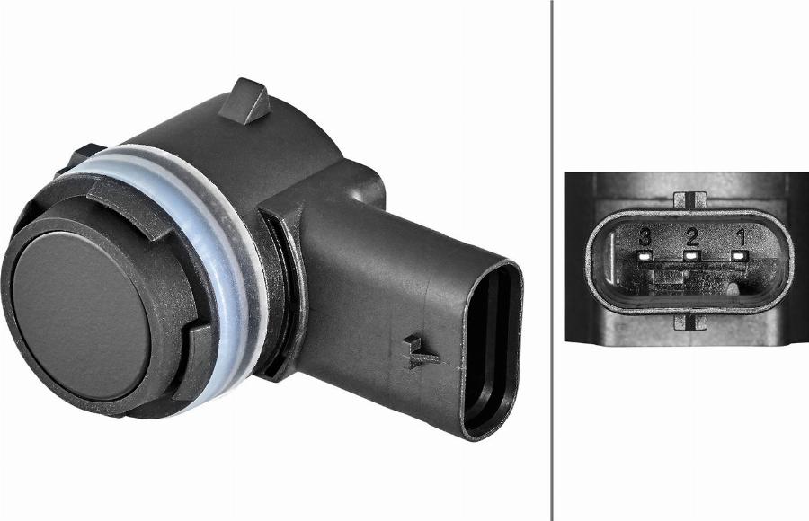 HELLA 6PX 358 270-491 - Sensor, ajutor parcare aaoparts.ro