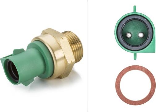 HELLA 6ZT 007 808-001 - Comutator temperatura, ventilator radiator aaoparts.ro