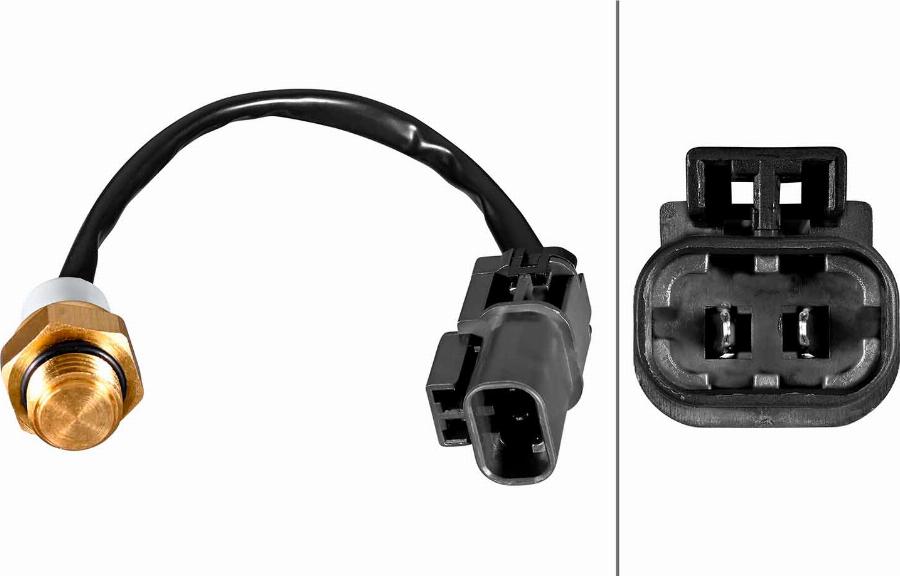 HELLA 6ZT 010 967-611 - Comutator temperatura, ventilator radiator aaoparts.ro