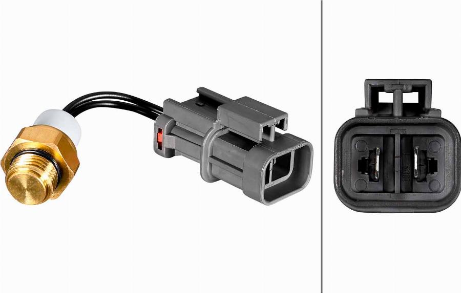 HELLA 6ZT 010 967-621 - Comutator temperatura, ventilator radiator aaoparts.ro