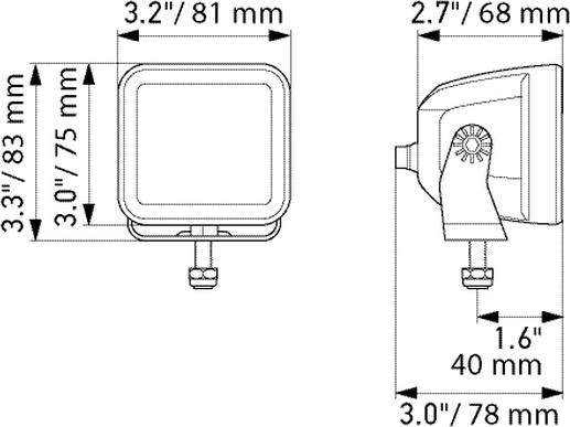 HELLA 1FA 358 176-811 - Far faza lunga aaoparts.ro