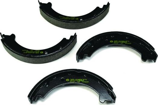 HELLA 8DA 355 050-361 - Set saboti frana, frana de mana aaoparts.ro