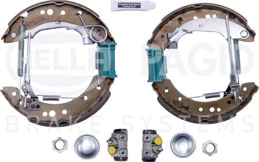 HELLA 8DB 355 004-731 - Set saboti frana aaoparts.ro