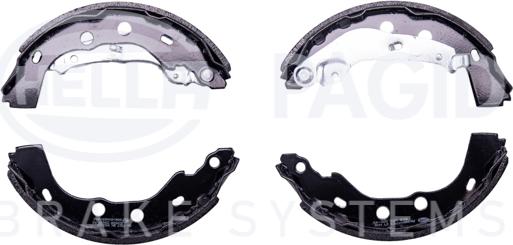 HELLA 8DB 355 000-451 - Set saboti frana aaoparts.ro