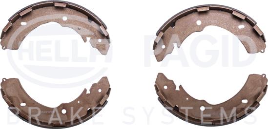 HELLA 8DB 355 000-421 - Set saboti frana aaoparts.ro