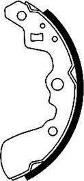 HELLA 8DB 355 001-551 - Set saboti frana aaoparts.ro