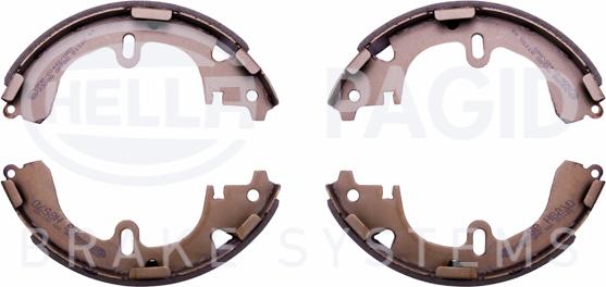 HELLA 8DB 355 001-661 - Set saboti frana aaoparts.ro