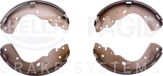 HELLA 8DB 355 002-851 - Set saboti frana aaoparts.ro