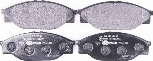 ACKOJA A70-0024 - Set placute frana,frana disc aaoparts.ro