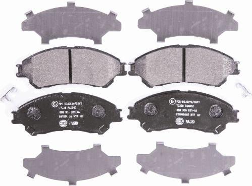 HELLA 8DB 355 021-461 - Set placute frana,frana disc aaoparts.ro