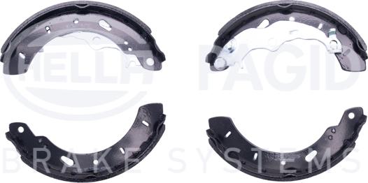 HELLA 8DB 355 022-201 - Set saboti frana aaoparts.ro