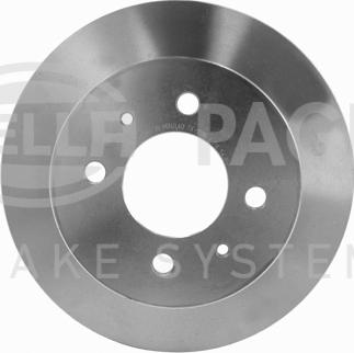 HELLA 8DD 355 110-651 - Disc frana aaoparts.ro