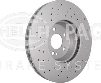 HELLA 8DD 355 134-461 - Disc frana aaoparts.ro