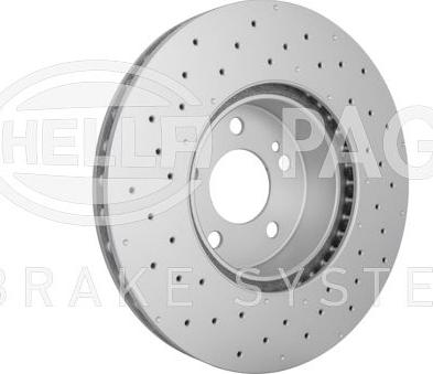 HELLA 8DD 355 134-421 - Disc frana aaoparts.ro
