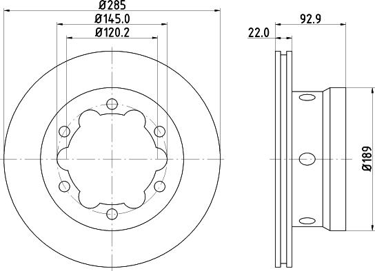 Brembo 09.8475.10 - Disc frana aaoparts.ro