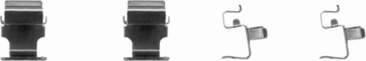 HELLA 8DZ 355 204-091 - Set accesorii, placute frana aaoparts.ro