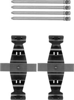 HELLA 8DZ 355 204-241 - Set accesorii, placute frana aaoparts.ro