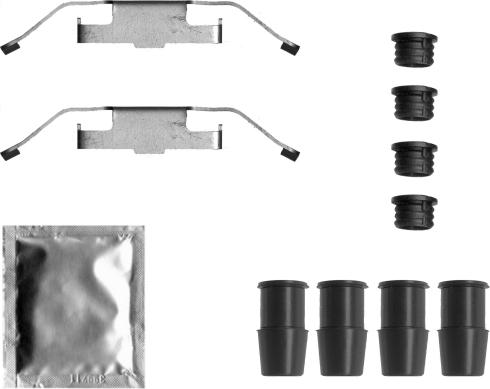 HELLA 8DZ 355 205-721 - Set accesorii, etrier frana aaoparts.ro