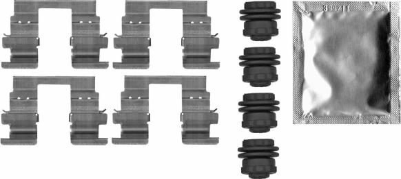 HELLA 8DZ 355 206-281 - Set accesorii, placute frana aaoparts.ro