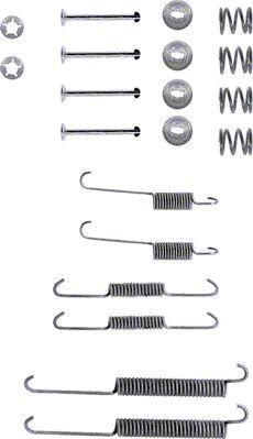 HELLA 8DZ 355 200-411 - Set accesorii, sabot de frana aaoparts.ro