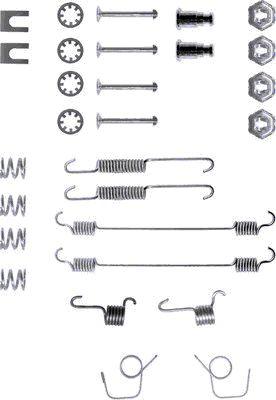 HELLA 8DZ 355 200-021 - Set accesorii, sabot de frana aaoparts.ro