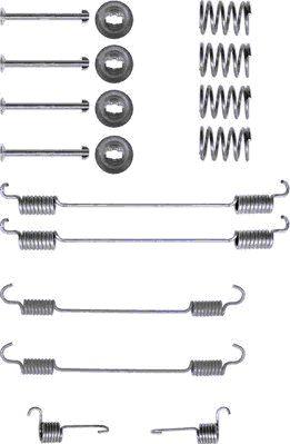 HELLA 8DZ 355 200-381 - Set accesorii, sabot de frana aaoparts.ro
